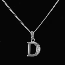 Pendanthalsbanden Capital Letter Necklace för kvinnor Alfabet Collier Lettre Pingente Collar Mujer Colgantes Collana Kolye Kettingen NL-D