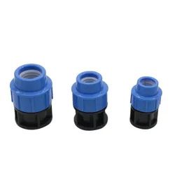 Vattenutrustning DN20 DN25 DN32 PE End Plug Connectors Garden Irrigation System Waterstop Pipe Connection Snabbadaptrar 1 st