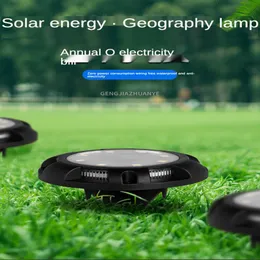 Lampy trawnikowe Outdoor Solar Underground Light 8LED boczny pokład na pokładzie ogrodu montowana lampa naziemna