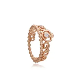 Обручальные кольца розовое золото покрыто 925 стерлингом стерлинговое кольцо моя принцесса Тиара Европейское ювелирное украшение подарок 6 D3 Drop Delivery Dhjn3
