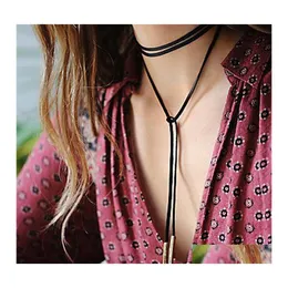 Chokers 145 cm l￥nga choker halsband kvinnor s smycken gotisk punk grunge justerbar halsband tr￶ja kedja f￶r mode damer boho dro otq3k