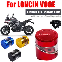 Motorcykelbromsar för Loncin VOGE 500DS 500R 650DS 300R 300RR 500 DS R Tillbehör Bromskoppling Tank Cylinder Fluid Oil Reservoir Cup