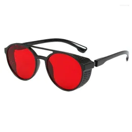 Okulary przeciwsłoneczne Outdoor Sports Jadące w stylu europejskim i amerykańskim punkowym męskim okularom 1808 Sunglasses Belo22