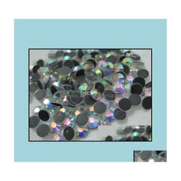 Rhinestones Loose Beads Jewelry Dmc 30Ss 6.5Mm Flat Back Fix Rhinestone Crrystal Ab Finely Processed Stones Limit Preferential Ss30 Dhqti