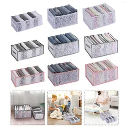 Storage Drawers Sock Drawer Organizer Divider Mesh Folding Collapsible Closet Cabinet Boxes Underwear