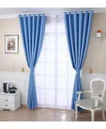 Curtain Shiny Stars Children Cloth Curtains For Kids Boy Girl Bedroom Living Room Blue/Pink Blackout Custom Made Drape Wp93#