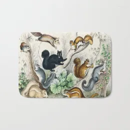 Maty do kąpieli 1PCS Cartoon Animal Kitchen Mata Strona główna przeciwpoślizgowa w łazience dywan wejściowy wycieczka do salonu podłoga ochronna