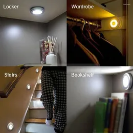 Luci notturne Lampada a LED per scale Utile Facile da installare Sensore di movimento PIR in ABS per uso domestico