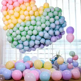 Party Decoration 100Pcs/set Macaron Latex Balloons Pastel Candy Balloon Christmas Wedding Birthday Decorations Baby Shower Air Globos