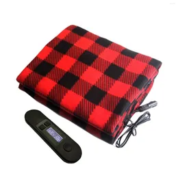 Decken 12V Auto Heizdecke Polyester Material Winter Elektrische Erwärmung Pad Schulter Hals Schal USB Zigarettenanzünder Ladung