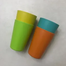 Tazze da 300 ml in fibra di bambù biodegradabile che beve caffè per bambini. Tazza da latte scomponibile in vetro