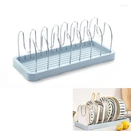 Ganchos Organizador de tampa de panela ajustável para armários de cozinha balcão Tops lojas Bake Ware Cutting Boards Places e tigelas Rack de armazenamento