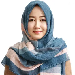 Ethnic Clothing Shawl Premium Hand-Drawn Gradient Muslim Hijab Malaysian Female Headscarf Malay Indonesian Head Wrap Scarf