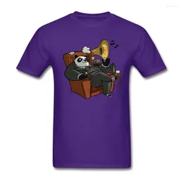 Camisetas para hombres panda como un king fiest les paques camiseta pre-cotton hombres manga corta camiseta básica compras en línea