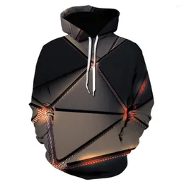 Men's Hoodies Autumn And Winter Casual Printed Sportswear Hooded Fashion Unisex Long-sleeved Jacket Youth Pullover