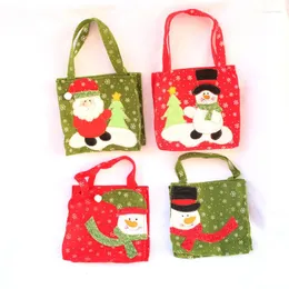 Noel Süslemeleri Noel Baba'nın Goody Bag Hediye Çantaları Tutucuları Santa Çuval Cristmas Dekorasyon Bolsas De Regalo Navidad