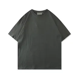 MS kl￤dvatten s￶ta skjortor t skjortor br￶stbrev laminerad tryck kort ￤rm h￶g gata l￶s ￶verdimensionerad casual t-shirt 100% ren bomullstoppar f￶r m￤n och kvinnor
