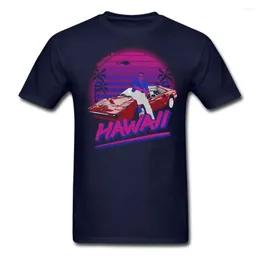 Herr t shirts man fitness streetwear online shopping med välkommen till hawaii herrar försäljning tryck tee bomull kort