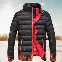 Men's Hoodies Men Winter Warm Slim Fit Thick Coat Casual Zipper Thermal Ultralight Outdoor Hiking Jacket Outerwear Chaquetas Hombre #c