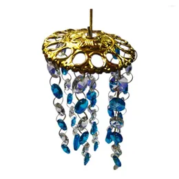 Figurine decorative Windchimes Ciondolo Bellissimi durevoli squisiti strass Campana Ornamento per la casa Campanelli eolici per