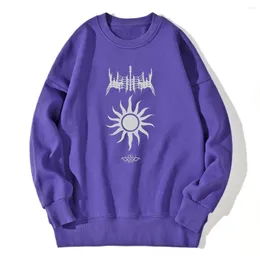 Męskie bluzy do druku kpop bluza męska Mens Long Sleeve Casual Tops Ubranie odporne na wyciąganie jesień okrągły szyja 2023 supoleron