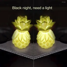 Bordslampor ananas led lampa kreativa nattlampor mjuk silikon leksak gåva ljus hög effekt ljus skrivbord dekor special