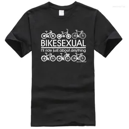 Herrar t skjortor bikesexual ride någonting herrar rltw t-shirt tee cykel cyklinger cykel födelsedag kort hylsa skjorta män harjujuku mode