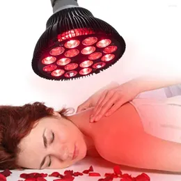 Coltiva le luci Dispositivo di terapia della luce rossa Lampada a 18 LED con presa regolabile per sollievo dalla pelle e dal dolore 660nm 850nm Vicino a infrarossi