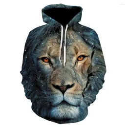 Men's Hoodies 2023 3d Print Gentle And Lion Pullover Sweatshirt Harajuku Men Women Hoody Streetwear Jacket Autumn Winter Clothes Drop