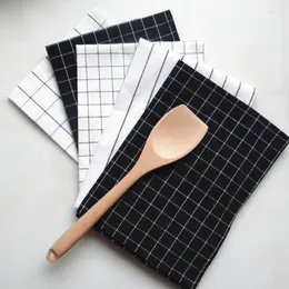 テーブルマットコットンプレースマット耐久性ナプキンティータオルプリントテーブルウェアパッド布洗濯可能なキッチンタオルデコレーションサポジ