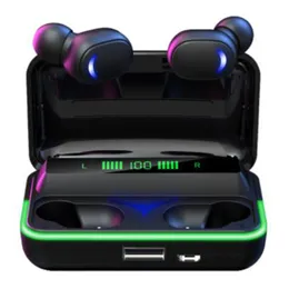 Cell Phone Earphones In Ear Earset E10 Wireless Headphones Wireless Earphones with Charging Box Waterproof Sports Game Earbuds Headset