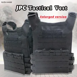 ハンティングジャケット屋外ペイントボール機器保護ボディアーマー戦術JPCプレートキャリアモルベストアップグレードバージョン