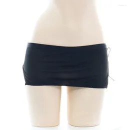 ブラジャーセットファンストラップオルアイスシルクスカート女性のユニフォーム誘惑ヒップラップセクシーミニスカート