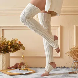 Kadın Çoraplar Noel Örgü Çoraplar Performans Pamuk Boş Zaman Deseni Uyluk Diz Uzun Kış üzerinde Yüksek