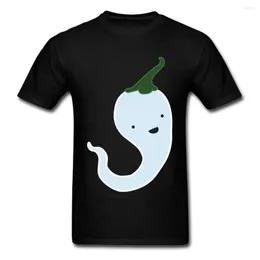 Herren T-Shirts Ghost Chili Design Kurzarm Tops Hemd Herbst O-Neck Baumwoll Herren Top T-Shirts Tee-Shirt lustig
