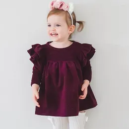 Abiti da ragazza 3 mesi -4 anni Gonna maglione per ragazze Abito in maglia Nati per bambini Primavera Estate Vestiti per bambini