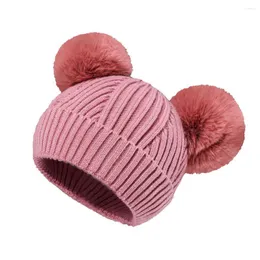 Berretti Forniture invernali 1 Set Bellissimi guanti per berretti per bambini per neonati Kit guanti per cappelli in acrilico per bambini anti-sbiadimento per esterni