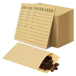 Gift Wrap 100 Pcs Seed Envelopes Packet Saving With Printed Self Sealing 4.7 X 3.15 Inch