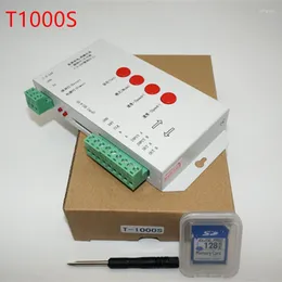 Controllers High Quality T1000S SD Card WS2801 WS2811 WS2812B LPD6803 LED 2048 Pixels Controller DC5-24V T-1000S RGB