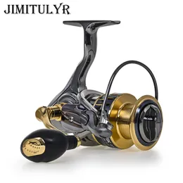 Mulinelli Baitcasting Alta qualità 13 1BB Mulinello da pesca 5.5: 1 Rapporto di trasmissione Velocità Spinning Casting Carpa per acqua salata