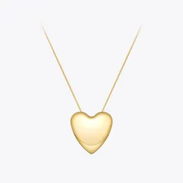 Pendanthalsband Enfashion Big Heart Necklace for Women Gold Color Vintage Choker Collier Femme Fashion Jewelry Holiday P213222