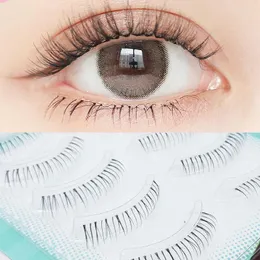 Falsche Wimpern, 5 Paar, Make-up, leichte untere Wimpern, 3D-Wimpern unter dem kurzen unteren Auge, natürliches tägliches Cosply