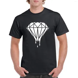 Magliette da uomo Dripping Diamond S Tee Shirt Cool Funny T-Shirt Costume Abbigliamento da uomo Arriva Top a maniche corte in cotone casual