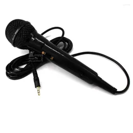Микрофоны направленное проводное микрофонный конденсатор микрофон 3,5 -мм караоке -система для радиоприемника по пению видеозаписи Studio Microfone Microfone