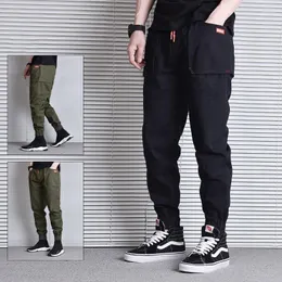 Men's Jeans Street Fashion Men Loose Fit Big Pocket Casual Cargo Pants Overalls Embroidery Designer Hip Hop Joggers Harem TrousersMen's Drak