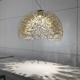 Romântico estrelas douradas lâmpadas pendentes American moderno dente -de -leão K9 Luzes de cristal pingentes de lâmpada européia de lâmpada suspensa em casa decoração de iluminação interna