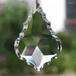 Żyrandol krystalicznie przezroczysty szklany kryształy lampa pryzmaty części wiszące krople wisienia 38 mm n02 19 Dropship