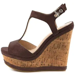 sandálias ligáveis ​​feminino sapatos bonitos salto de camurça de cerca de 15 cm de sandálias.Size 34-45 17862 .Size 34-45