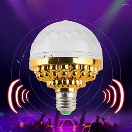 Nocne światła 1 Zestaw Kolorowa lampa długotrwała wtyczka LED Zwiększenie atmosfery obrotowe Disco Ball Light