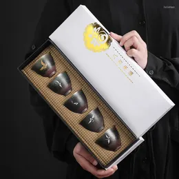 Cups Saucers Ruihe Chengxiang Tea japanska handgjorda stoareugnar blir ljusare master cup set singel personlig